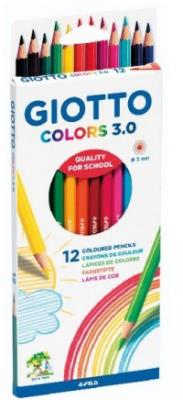 FILA-GIOTTO Карандаши цветные "Colors 3.0", 12 цветов