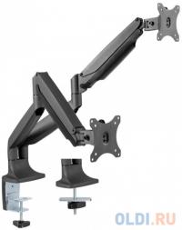 Onkron Кронштейн для 2 мониторов ONKRON/ 13-32'' ГАЗЛИФТ макс 100*100 наклон -90?/+90?, поворот +-90°, 2 колена, вылет от стены до 525мм, крепление Onkron Кронштейн для 2 мониторов ONKRON/ 13-32'' ГАЗЛИФТ макс 100*100 наклон -90?/+90?, поворот +-90°, 2 колена, вылет от стены до 525мм, крепление