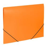 BRAUBERG Папка на резинках "Office", оранжевая, до 300 листов, 500 мкм