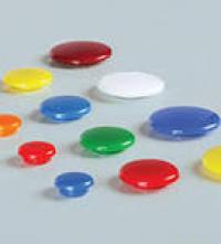 Magnetoplan Магниты "Junior", 1,3 кг, 34 мм, зеленые, 10 штук