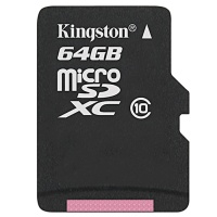 Kingston Micro SecureDigital 64Gb  SDXC class 10 (SDCX10/64GBSP)