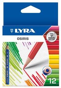 LYRA Цветные карандаши "Osiris Short", 12 цветов
