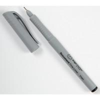 Koh-I-Noor Ручка капиллярная (линер), 0,5 мм, цвет чернил черный, цвет корпуса серый