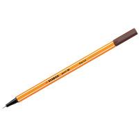 STABILO Ручка капиллярная "Point 88" коричневая, 0,4 мм