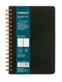 NORMAN Бизнес-блокнот "Black", А5, 96 листов, арт. NRN 080316_1