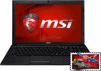 MSI Ноутбук  GE60 2PL-467XRU (15.6 LED/ Core i5 4210H 2900MHz/ 4096Mb/ HDD 500Gb/ NVIDIA GeForce GTX 850M 2048Mb) Free DOS [9S7-16GH11-467]