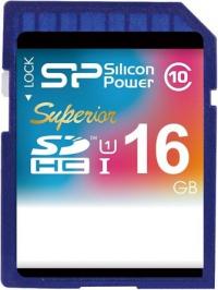 Silicon Power SD SDHC 16GB UHS-1 Class 10 Superior
