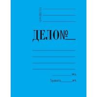 Bantex Папка-скоросшиватель картонная "Дело №", А4, до 200 листов, синяя