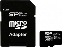 Silicon Power Micro SecureDigital 64Gb SDXC  class10 UHS-I Elite (SP064GBSTXBU1V10-SP)