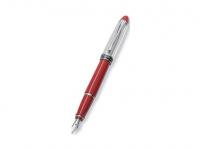 Ручка перьевая Aurora Ipsilon перо F серебристо-красный AU-B14/CRF
