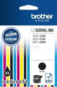 Brother Картридж LC-529XLBK для DCP-J100 DCP-J105 MFC-J200 2400стр Черный LC529XLBK
