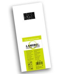 Lamirel Пружины для переплета пластиковые Lamirel, 6 мм, черные, 100 штук