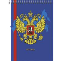 Канц-Эксмо Блокнот "Государственная символика", А6, 80 листов, клетка