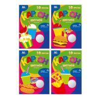 BG (Би Джи) Набор цветного мелованного картона "Вкусные поделки", А4, 10 листов