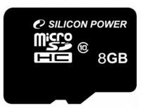 Silicon Power micro SDHC 8Гб class 10