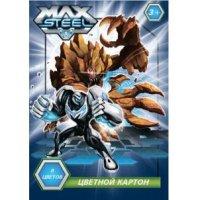 CENTRUM Картон цветной "Max Steel", 8 листов, 8 цветов