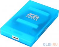 Age Star Внешний контейнер для HDD 2.5&quot; SATA AgeStar 3UBCP1-6G USB3.0 пластик синий