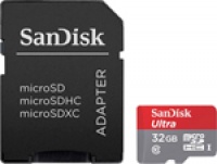 Sandisk micro SDHC 32 Gb Class 10 SDSDQUIN-032 G-G4 Ultra 4+SD Adapter