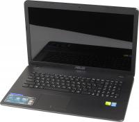 Asus X751LJ-T4227D (Core i5/5200U/2.2GHz/8Gb/1Tb/17.3"/DVDRW/GT920M/2Gb/WiFi/BT/DOS/Black)