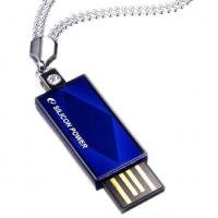 Silicon Power USB2.0 4Gb Touch 810 Red 16Гб, Синий, пластик, USB 2.0