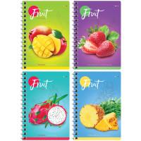 Artspace Записная книжка на гребне "Фрукты. Colorful fruits", А6, 80 листов, клетка