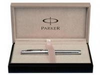 Parker Шариковая ручка Premier DeLuxe K562 Chiselling ST чернила черные корпус серебристый S0888000