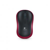 Logitech Wireless Mouse M185 Красный, USB