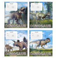 School Тетрадь "Динозавры", А5, 12 листов, линия