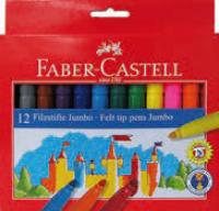 Faber-Castell Фломастеры "Jumbo. Замок", 12 цветов