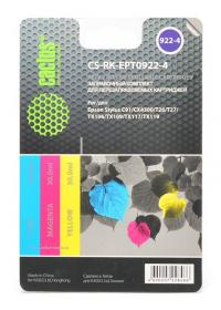 Cactus Заправка для ПЗК CS-RK-EPT0922-4 цветной (3x30мл)