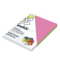 Index Бумага цветная "Color", А4, 80 г/м2, 4 цвета по 25 листов