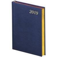 BRAUBERG Ежедневник датированный на 2019 год "Iguana", А5, 168 листов, цвет обложки синий