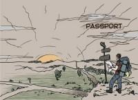 MILAND Обложка на паспорт "Живи в путешествии"