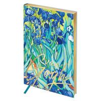 Greenwich Line Записная книжка "Vision. Van Gogh. Irises", А5, 80 листов, клетка