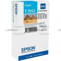 Epson T7012 картридж голубой XXL