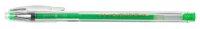 Crown Ручка гелевая, светло-зеленая, 0,7 мм