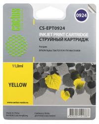 Cactus cs-ept0924 совместимый желтый для epson stylus c91/ cx4300/ t26/t27/tx106/tx109 (6,6ml)