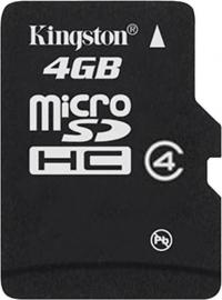 Kingston MicroSDHC Class10 4GB (SDC10/4GBSP)