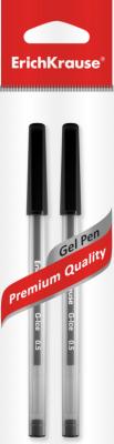ErichKrause Ручки гелевые "G-ICE", 0,5 мм, 2 штуки, черные