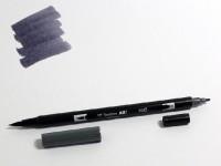 Tombow Брашпен (маркер-кисть) "ABT Dual Brush Pen", цвет: N45 холодный серый