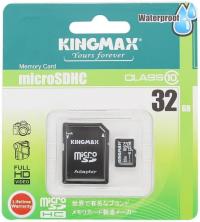 Kingmax Micro SDHC 32Гб Class10 High-Capacity + адаптер