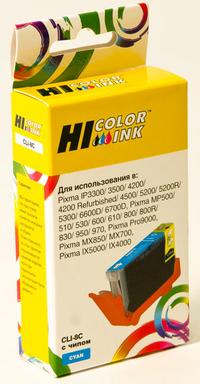 Hi-Black Картридж струйный "Hi-Black", совместимый с "Canon" CLI-8C с чипом, голубой
