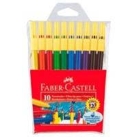Faber-Castell Фломастеры "Замок" в футляре, 12 цветов