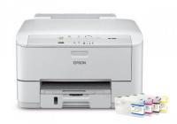 Epson Принтер  WorkForce Pro WP-4090 с перезаправляемыми картриджами и чернилами 1 литр