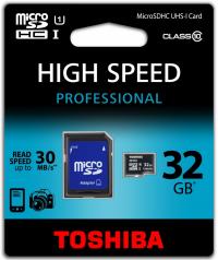 Toshiba Micro SDHC 32Gb Сlass10 UHS-I