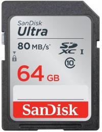 Sandisk Карта памяти SDXC 64Gb Class 10 SDSDUNC-064G-GN6IN