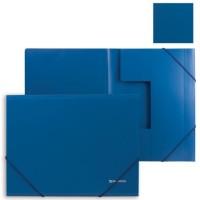 BRAUBERG Папка на резинках "Стандарт", А4, синяя, до 300 листов, 0,5 мм