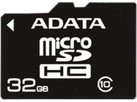 ADATA Micro SDHC флэш-карта 32 ГБ (AUSDH32GCL10-R)