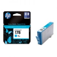 HP Картридж  cb318he 178 cyan