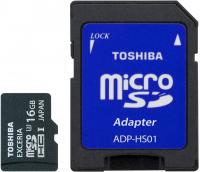 Toshiba SD-CX16UHS1 + SD adapter